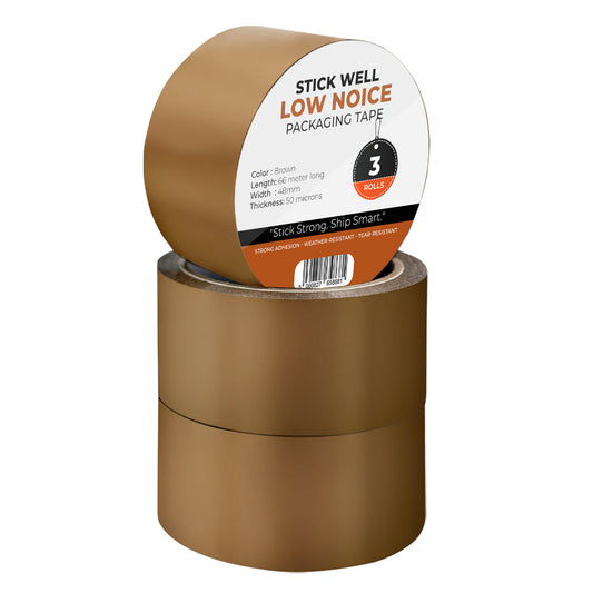 📦 Why "Stick Well" Low Noise Packaging Tape Is a Must-Have for Smart Shippers