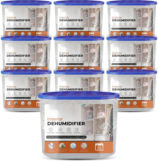 Roe Tenpo Dehumidifier 500ml, Pack Of 5 Moisture Absorbers Condensation Remover Dehumidifiers For home