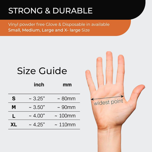 PANKTI Clear Vinyl Gloves