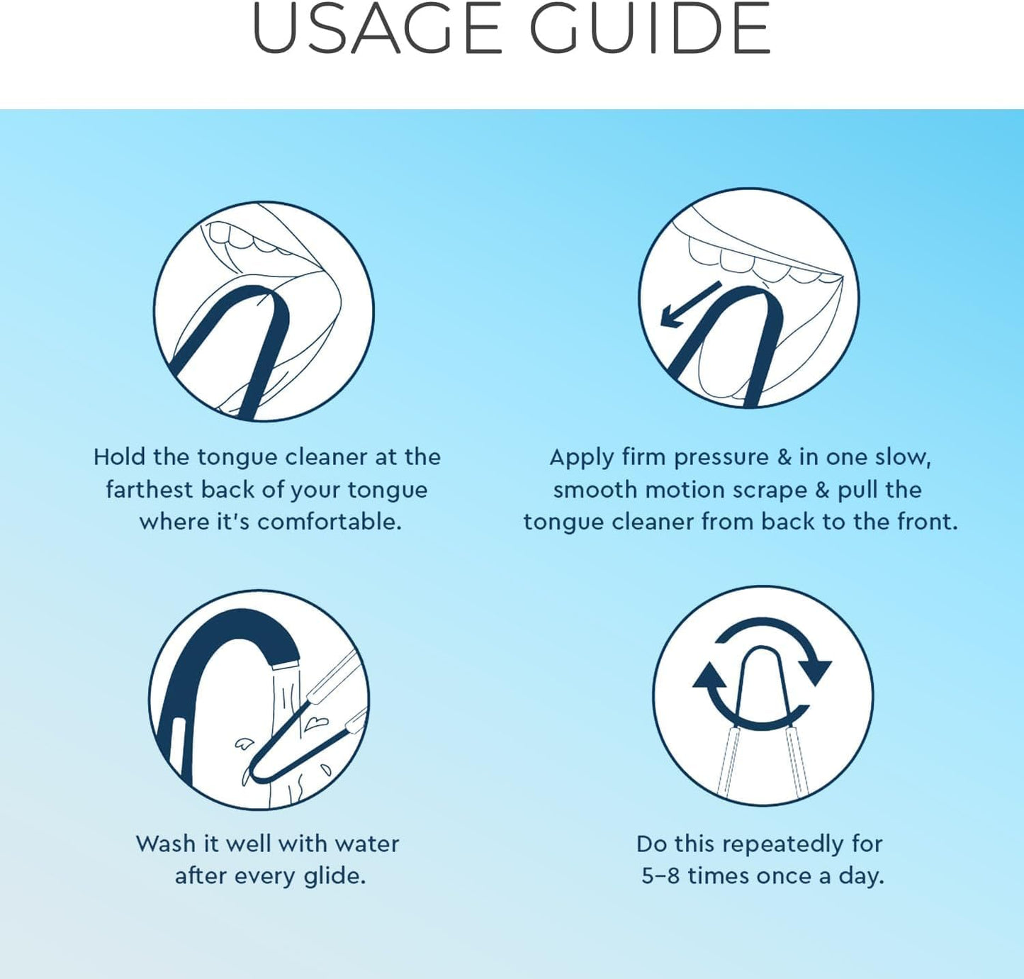 Roe Tenpo Tongue Scraper Stainless Steel Tongue Cleaner