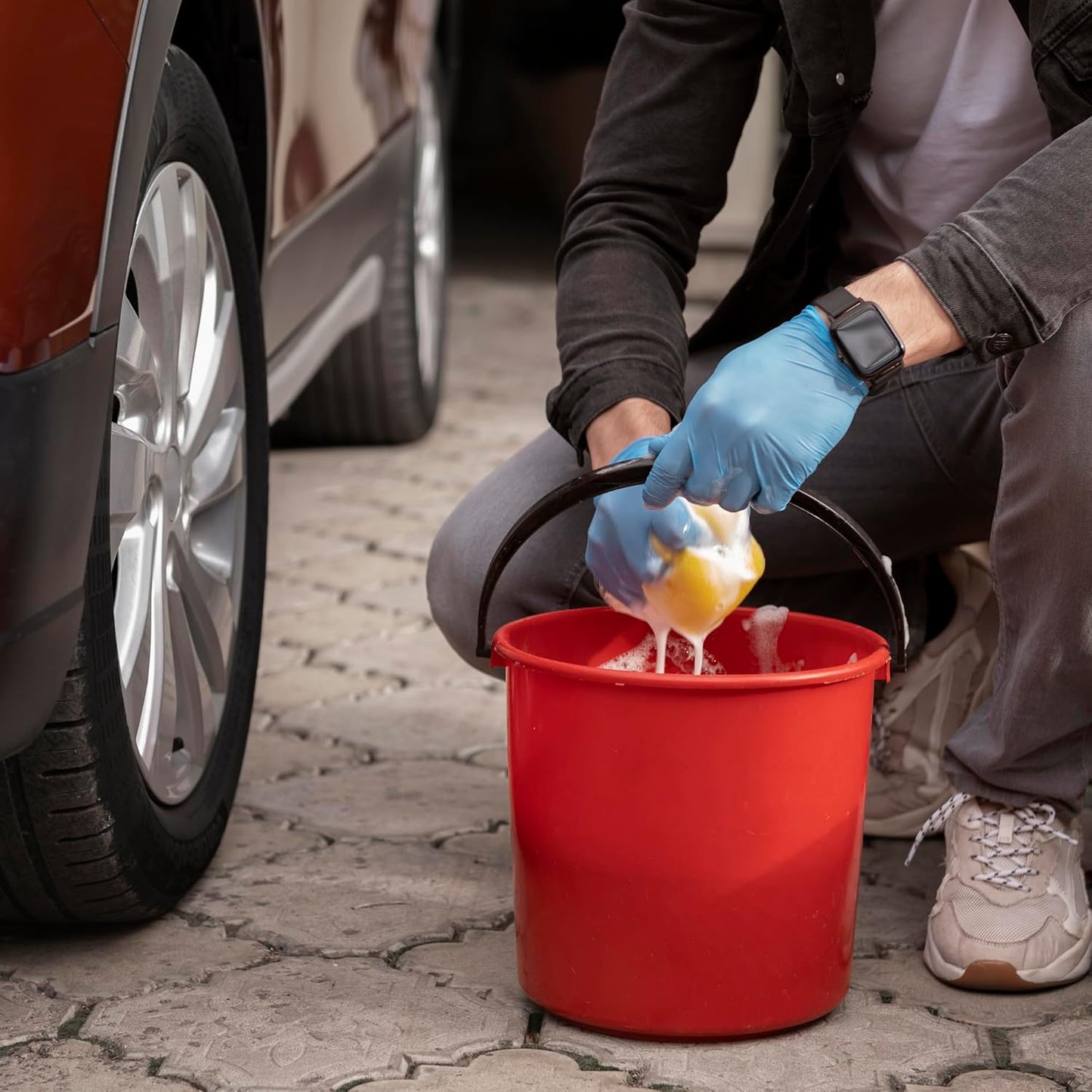 PANKTI Blue Nitrile Disposable Gloves