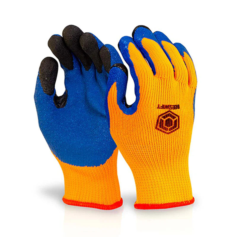 Beeswift Thermo-Star Thermal Latex Palm Grip Gloves