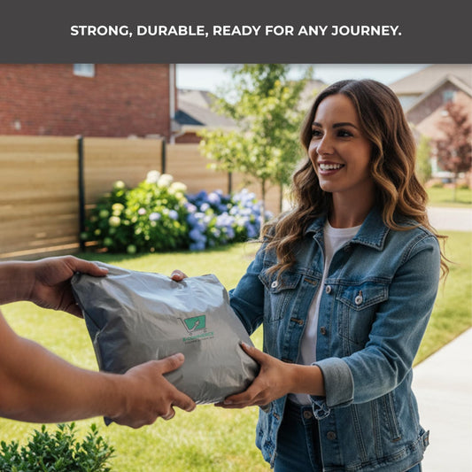 Stick Well Parcel Bags | Tamper-Proof & Waterproof | Self-Seal, Safe & Secure Plastic Packaging | Large Postage Bags for Clothes, Mailing, Shipping & Delivery