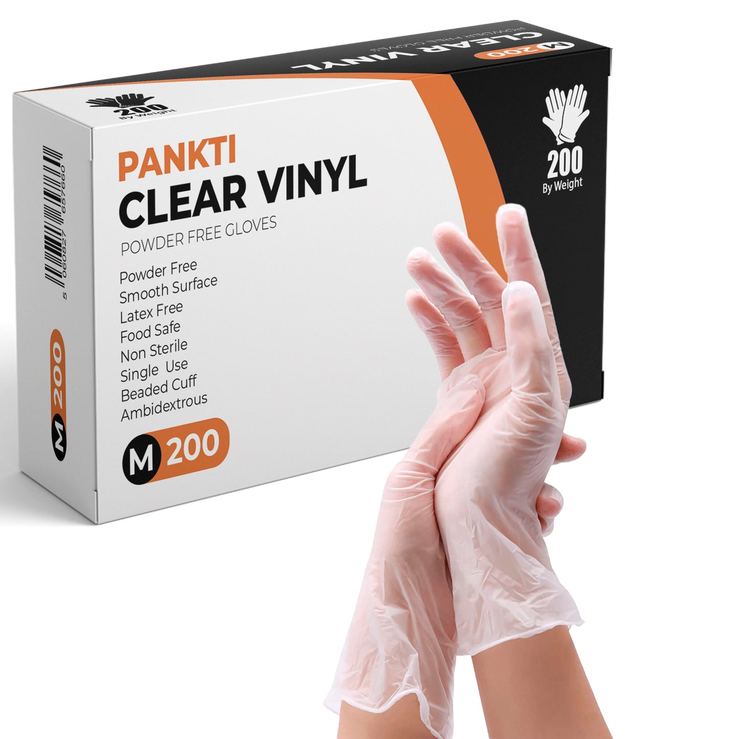 PANKTI Clear Vinyl Gloves