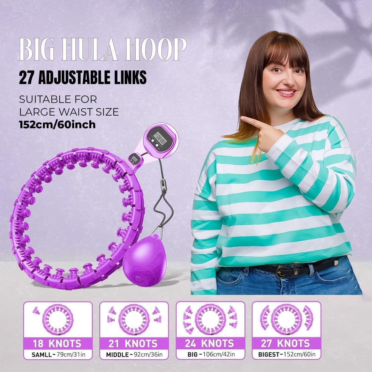 Active 100 Smart Weighted Hula Hoop