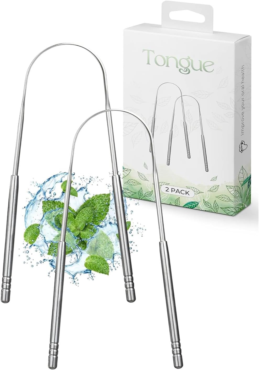 Roe Tenpo Tongue Scraper Stainless Steel Tongue Cleaner