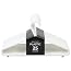 Roe Tenpo Coat Hangers, | Adult Plastic Clothes Hangers for Clothes | Durable & Lightweight | Non-Slip, Space-Saving Design for Shirts, Jackets, Trousers & More