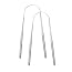 Scott & Wills 2-Pack Metal Tongue Scrapers –  Effective Oral Care – Promotes Fresh Breath & a Cleaner Mouth – Ideal for Both Men and Women
