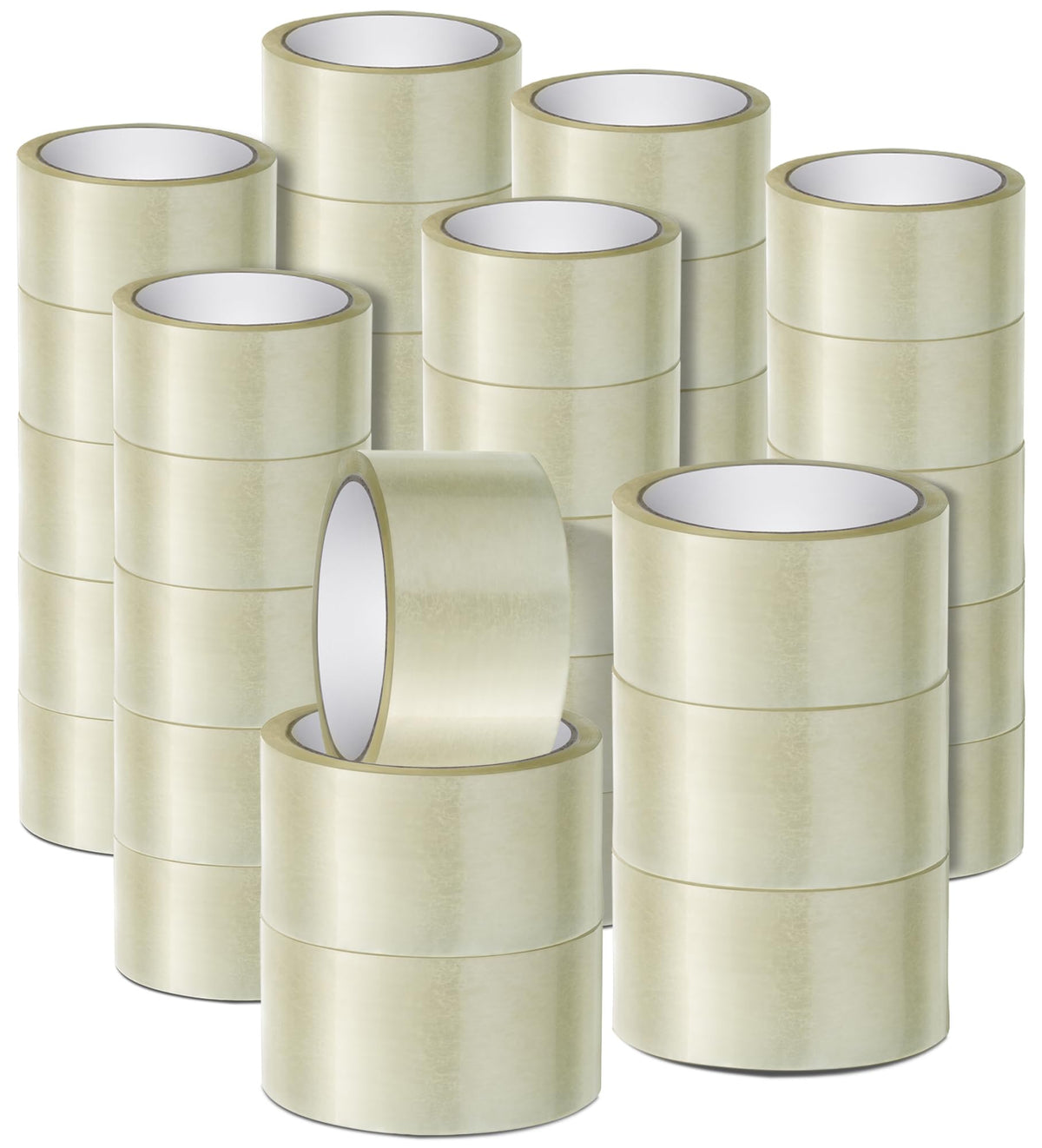 Stick Well Clear Parcel Tape, 48mm X 66m, Strong Heavy Duty & Low Noise Packing Tape for Packing Boxes, Moving Boxes, and Secure Packaging