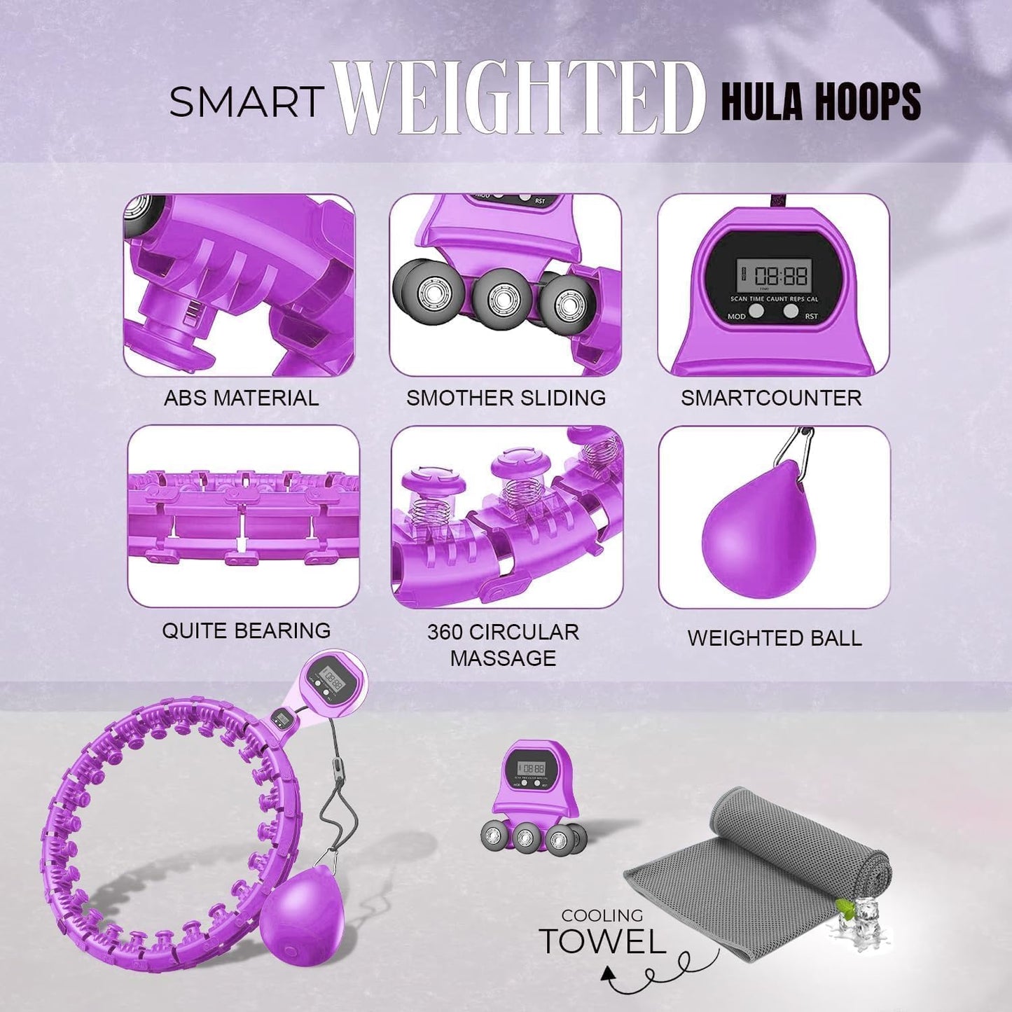 Active 100 Smart Weighted Hula Hoop