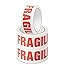 Scott 11 Packaging Tape, Fragile, 48mm X 66m, Heavy Duty, Low Noise, Secure & Sticky Parcel Tape for Packing Boxes, Moving Boxes, Packing Tape Strong for Moving House