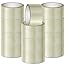 Scott 11 Packaging Tape, Fragile, 48mm X 66m, Heavy Duty, Low Noise, Secure & Sticky Parcel Tape for Packing Boxes, Moving Boxes, Packing Tape Strong for Moving House