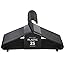 Roe Tenpo Coat Hangers, | Adult Plastic Clothes Hangers for Clothes | Durable & Lightweight | Non-Slip, Space-Saving Design for Shirts, Jackets, Trousers & More