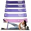 Active 100 Resistance Bands, Set of 5 Different Levels, Exercise Band for Home Gym, Training and Yoga with Carrying Bag