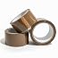 Roe Tenpo Packaging Tape, Brown Parcel Packing Tape with Low Noise - 48mm X 66m, Secure and Sticky Seal for Boxes, Packing, Shipping, Moving, eCommerce