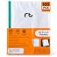 Roe Tenpo A4 Punched Pockets – Pack of 100 Reinforced Clear Plastic A4 Wallets | Top Opening Poly Pockets for Ring Binder Files & Folders