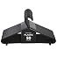 Roe Tenpo Coat Hangers, | Adult Plastic Clothes Hangers for Clothes | Durable & Lightweight | Non-Slip, Space-Saving Design for Shirts, Jackets, Trousers & More