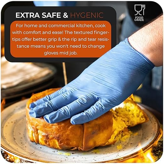 The Real Touch Professional Nitrile Powder Free Multi-Purpose Gloves, Disposable