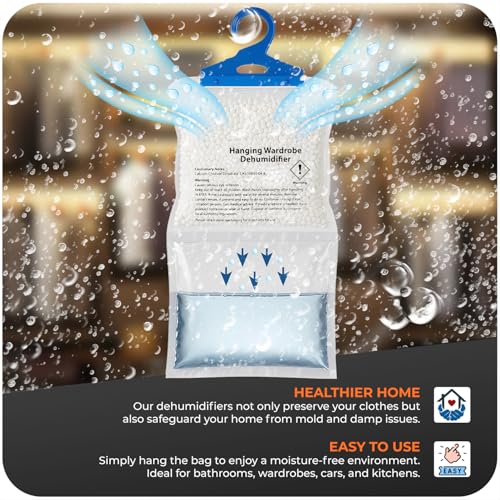 Roe Tenpo Dehumidifier, Moisture Absorber for Damp & Mould | Helps Reduce Condensation & Odours | Ideal for Bedrooms, Bathrooms & Kitchens
