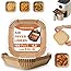 Roe Tenpo Air Fryer Liners, 100Pcs Disposable Baking Parchment Paper, Non-Stick & Greaseproof, Air Fryer Accessories for Ninja AF300UK AF400UK, Salter, Tower and Other Dual Zone Air Fryer