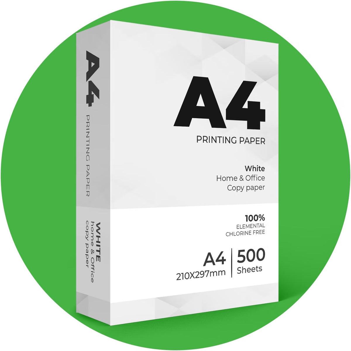 Stick Well Multi-Purpose A4 Printer Paper, Smooth White Paper Surface, Compatible A4 Paper with Inkjet, Laser Printers & Copiers, Ideal for Home & Office Use