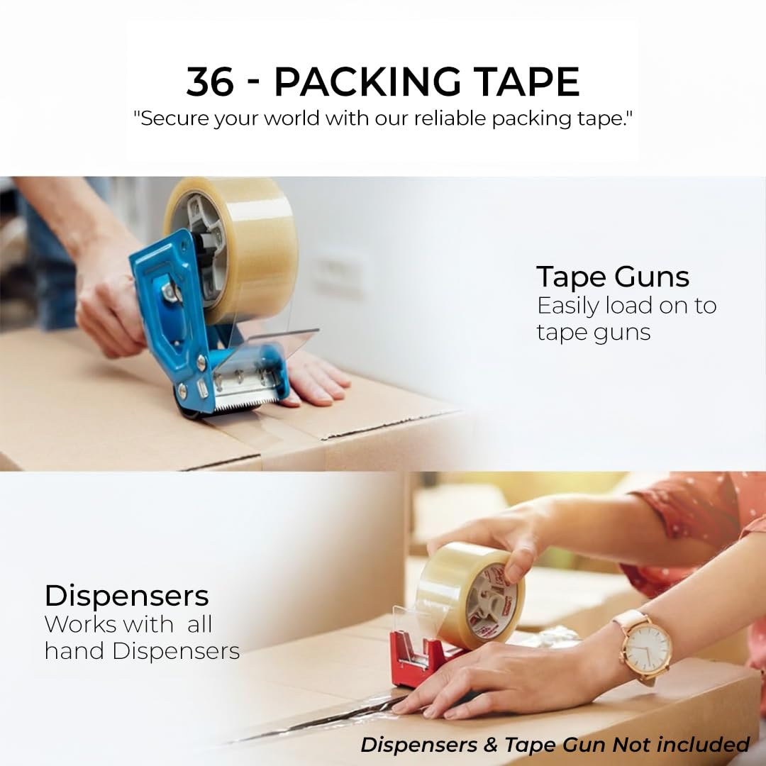 Scott 11 Packaging Tape, Fragile, 48mm X 66m, Heavy Duty, Low Noise, Secure & Sticky Parcel Tape for Packing Boxes, Moving Boxes, Packing Tape Strong for Moving House