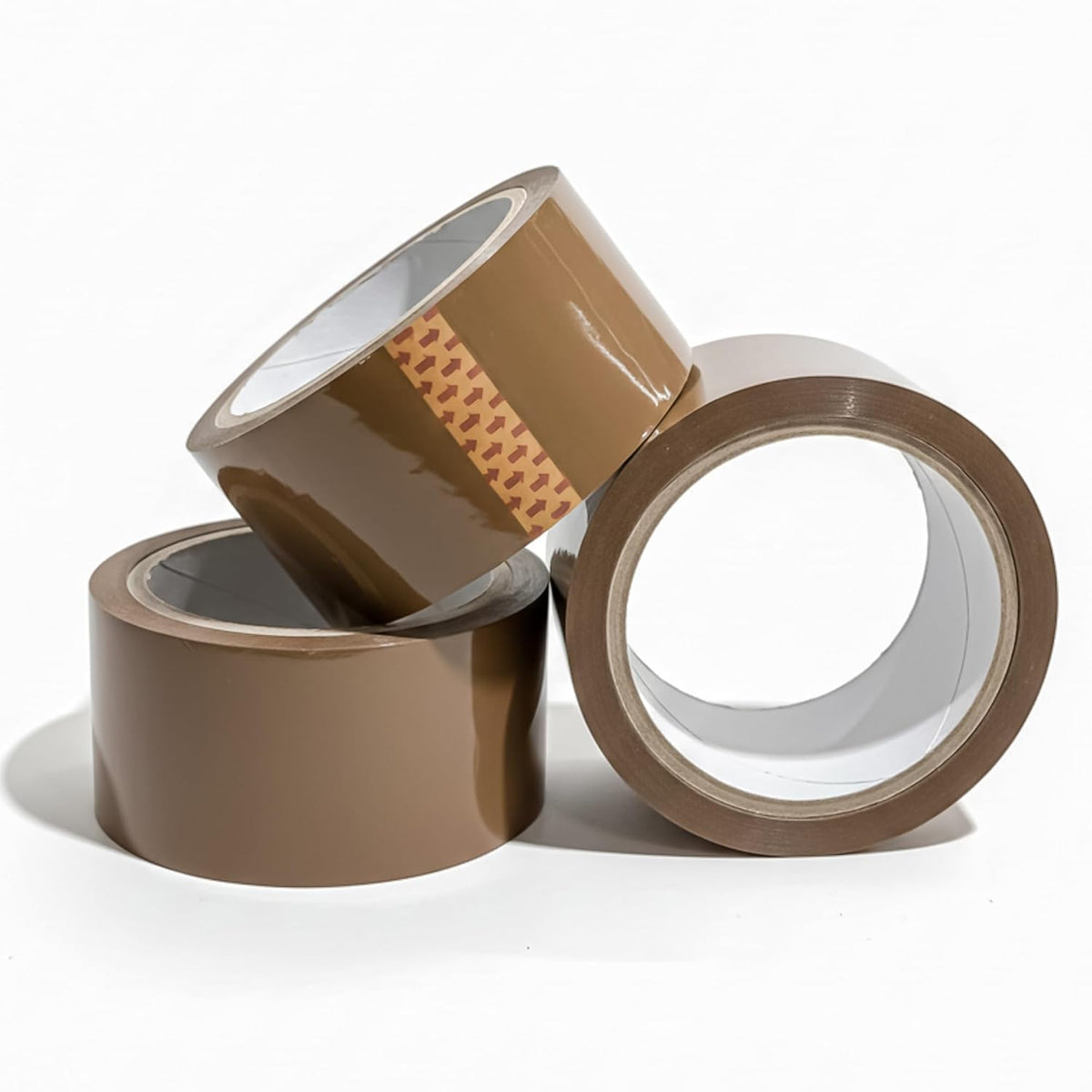 Roe Tenpo Packaging Tape, Brown Parcel Packing Tape with Low Noise - 48mm X 66m, Secure and Sticky Seal for Boxes, Packing, Shipping, Moving, eCommerce