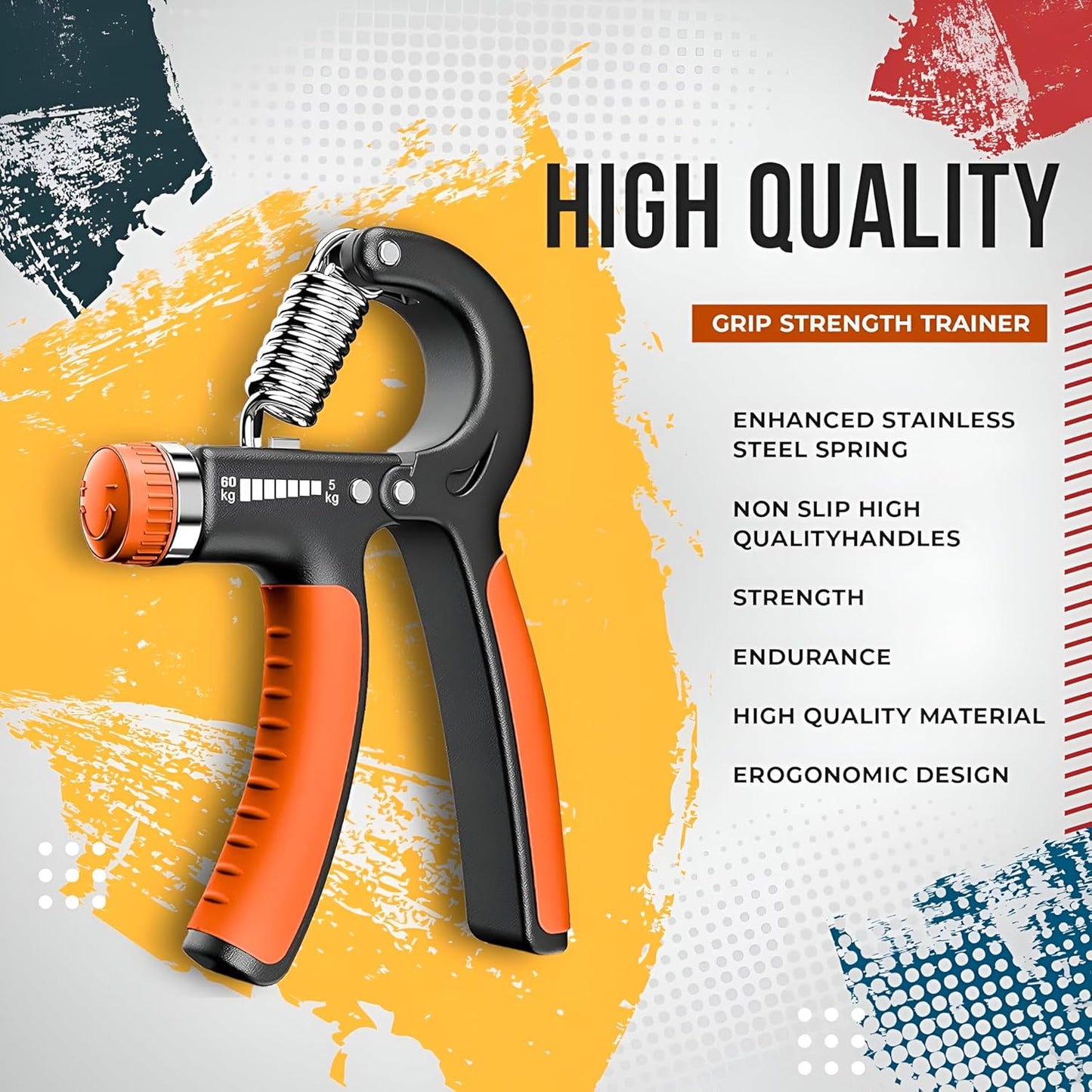 Active 100 Hand Grips Strengthener-Forearm Strengthener 5-60kg