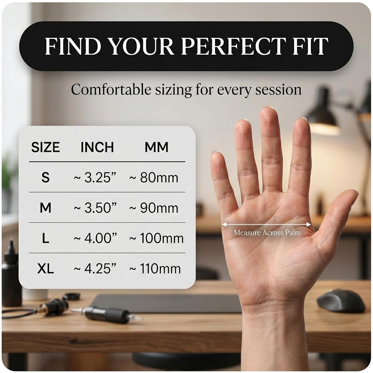 The Real Touch Disposable Gloves Latex-Free, Powder-Free, Food Grade, Comfortable Fit, Multi-Purpose Black Vinyl Gloves for Food Handling, Cleaning & Beauty
