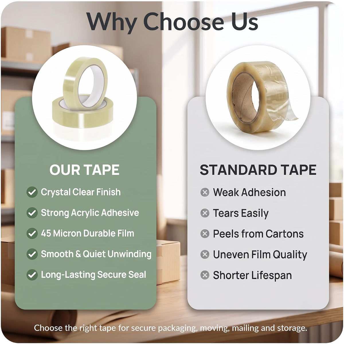 Stick Well Clear Cellotape, 6 Rolls, 24mm x 40m, 45 Micron Strong & Durable, Easy Tear, No Residue, Ideal Clear Packing Tape for Small Parcel, Gift Wrapping, Crafts, Home & Office