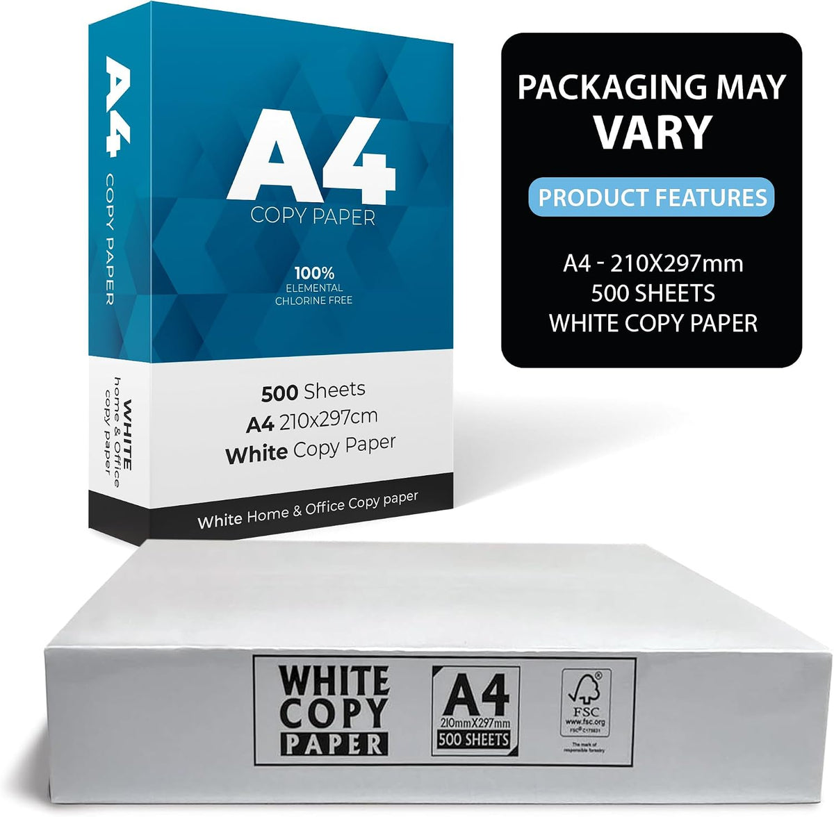 Scott 11 A4 Printer Paper - Smooth, Jam-Free, Bleed-Resistant - Works with Inkjet, Laser Printers & Copiers - Ideal for Home, Office, School & Everyday Printing