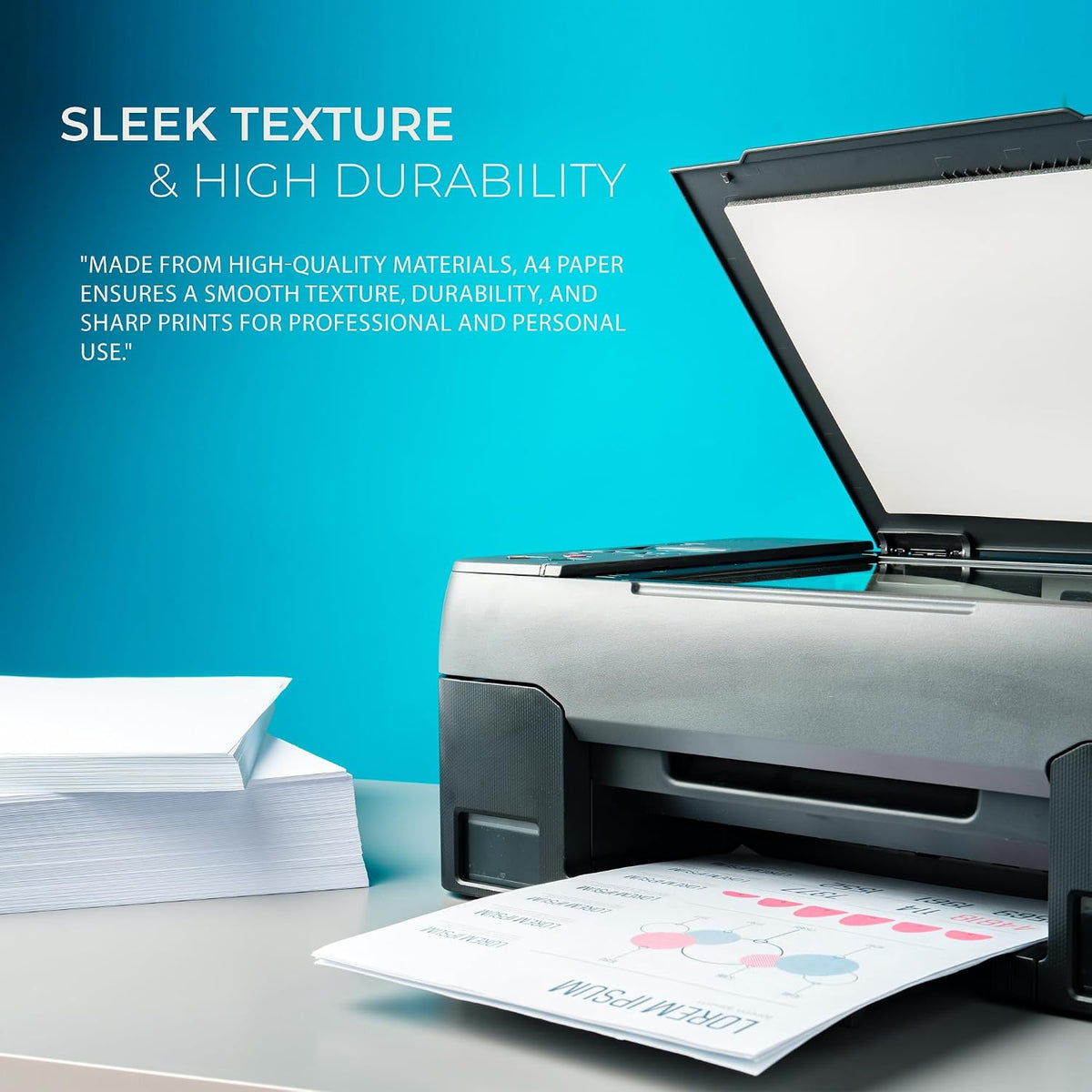 Scott 11 A4 Printer Paper - Smooth, Jam-Free, Bleed-Resistant - Works with Inkjet, Laser Printers & Copiers - Ideal for Home, Office, School & Everyday Printing