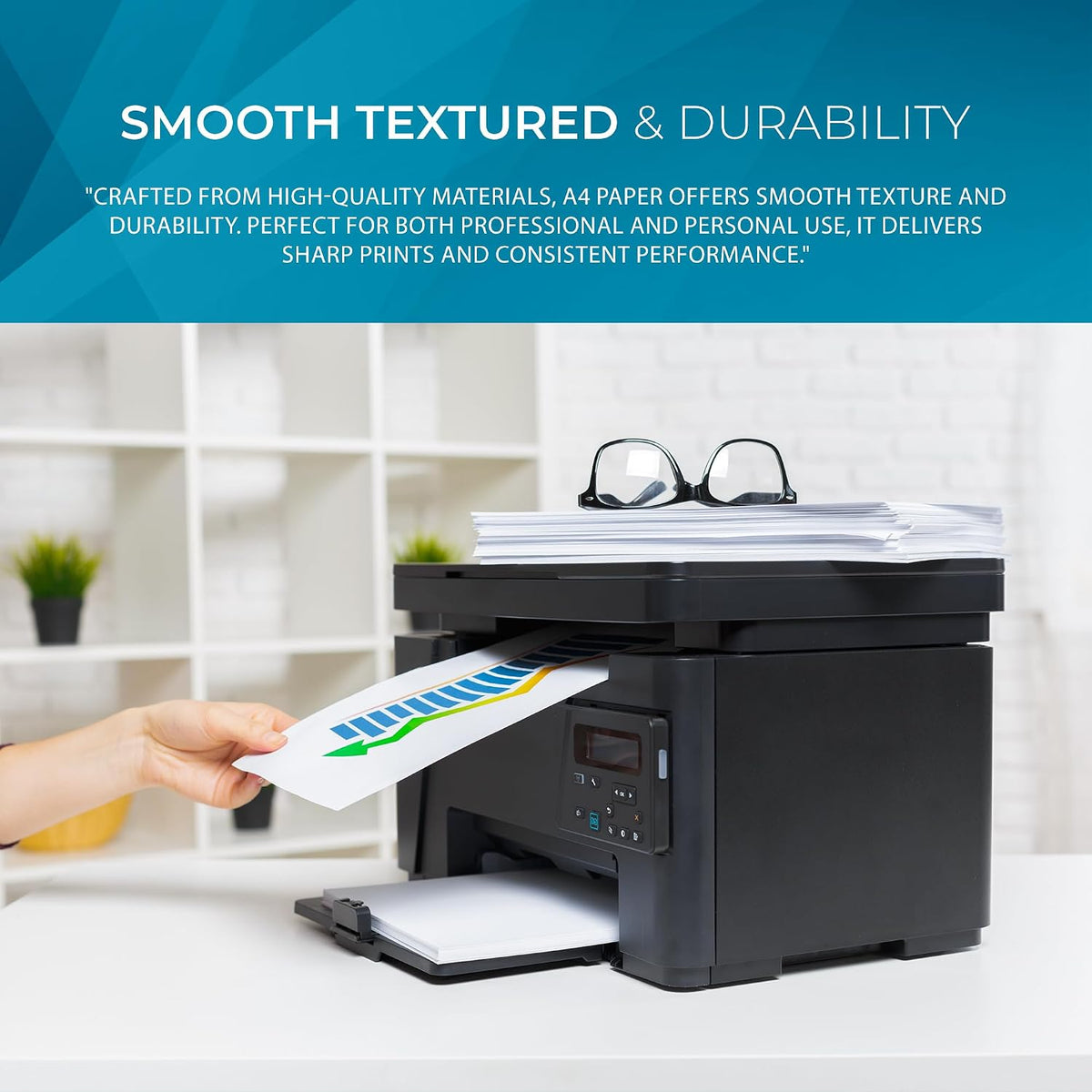 Scott 11 A4 Printer Paper - Smooth, Jam-Free, Bleed-Resistant - Works with Inkjet, Laser Printers & Copiers - Ideal for Home, Office, School & Everyday Printing