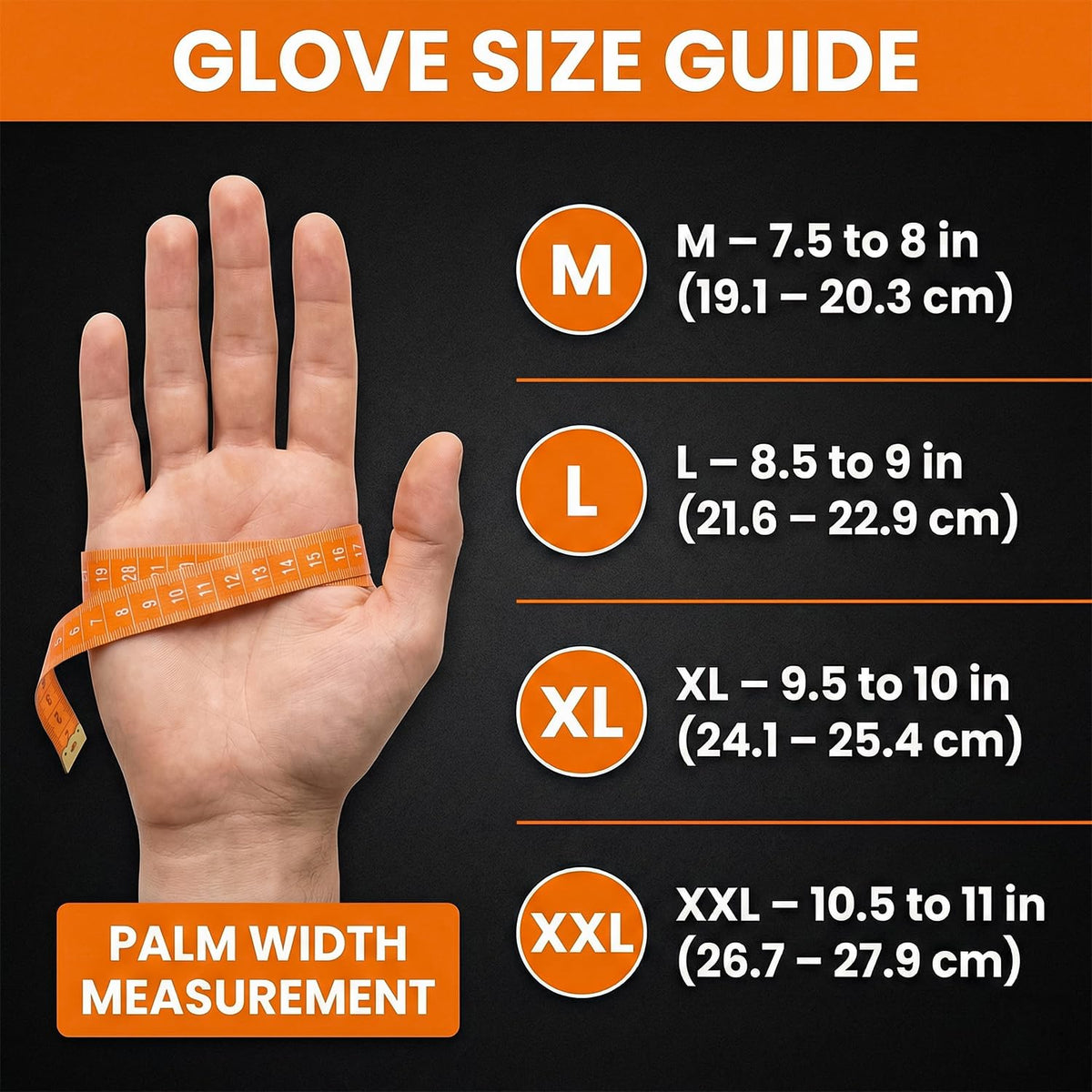 PRAIMA Mechanic Gloves, Diamond Grip Orange Nitrile Disposable Gloves | Powder-Free, Latex-Free, Extra Thick & Strong Rubber Gloves for Work, Automotive, Industrial, and Cleaning Use