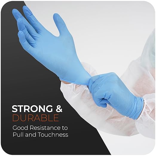 The Real Touch Professional Nitrile Powder Free Multi-Purpose Gloves, Disposable
