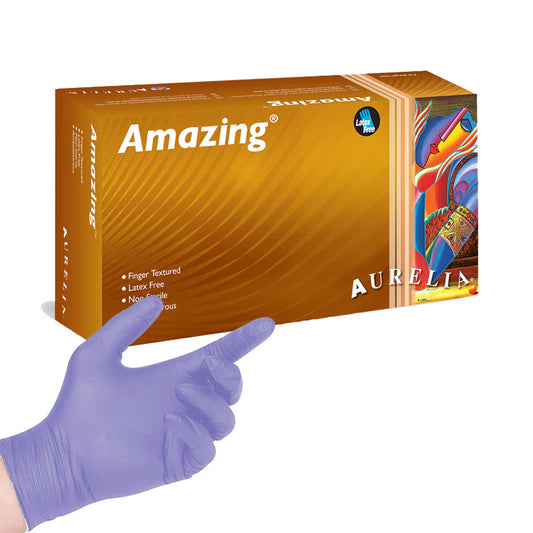 Aurelia Amazing Purple Nitrile Gloves- Pack of 300