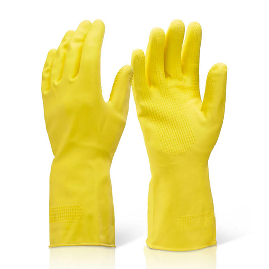 Beewsift Washing Up Rubber Gloves Yellow