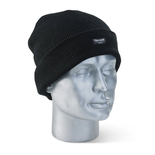 Beeswift Thinsulate Beanie Hat Black- One Size