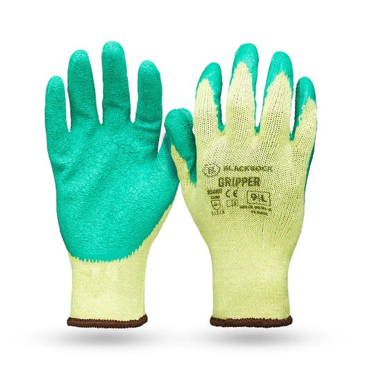 Blackrock 85000 Latex Palm Work Grip Gloves
