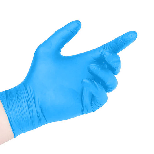 Beeswift Blue Powder Free Nitrile Gloves- Pack of 100
