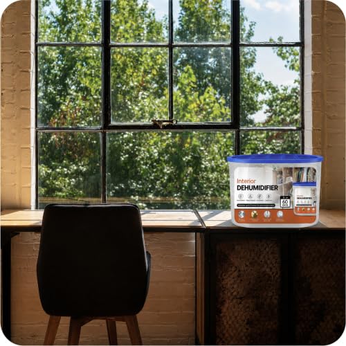 Roe Tenpo Dehumidifier, Moisture Absorber for Damp & Mould | Helps Reduce Condensation & Odours | Ideal for Bedrooms, Bathrooms & Kitchens