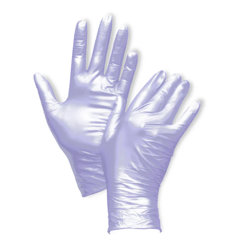 Unigloves Fancy Pearlescent Nitrile Gloves- All Colours