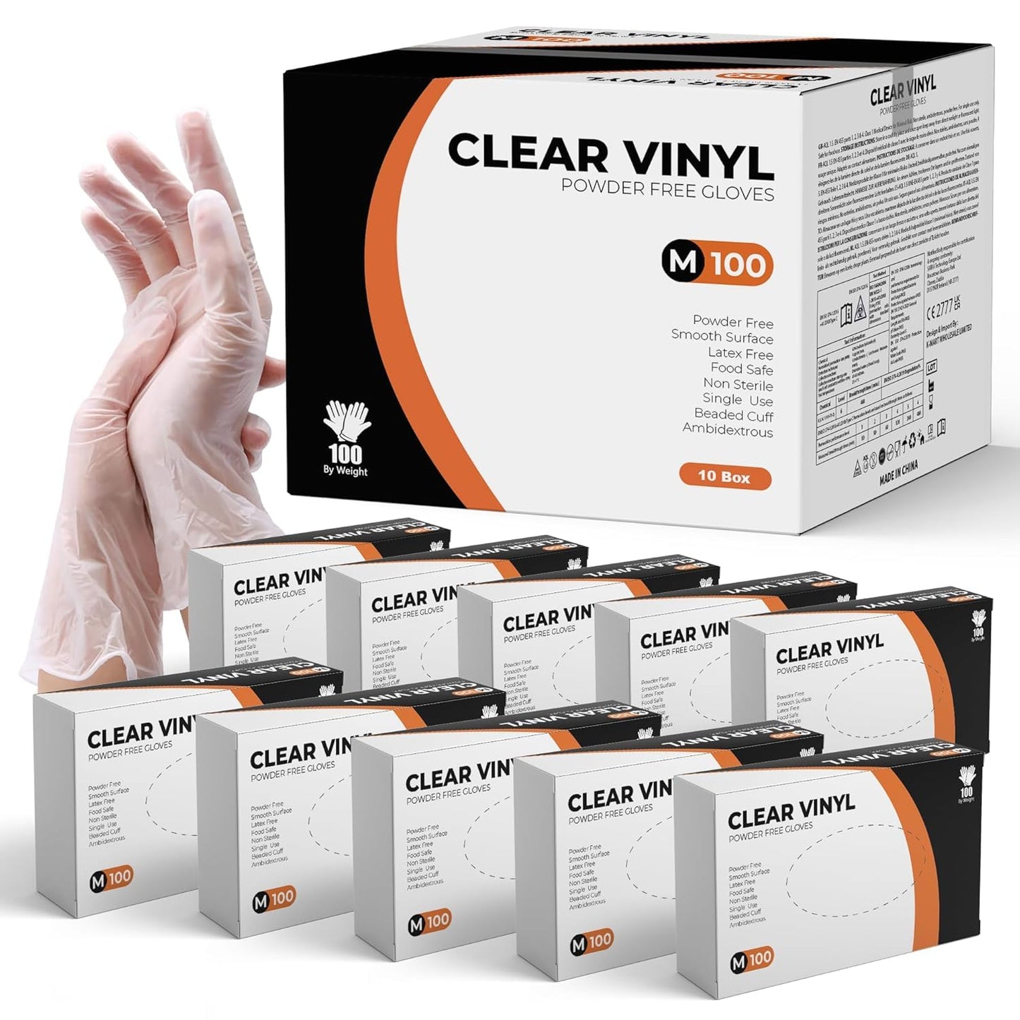 PANKTI Clear Vinyl Gloves