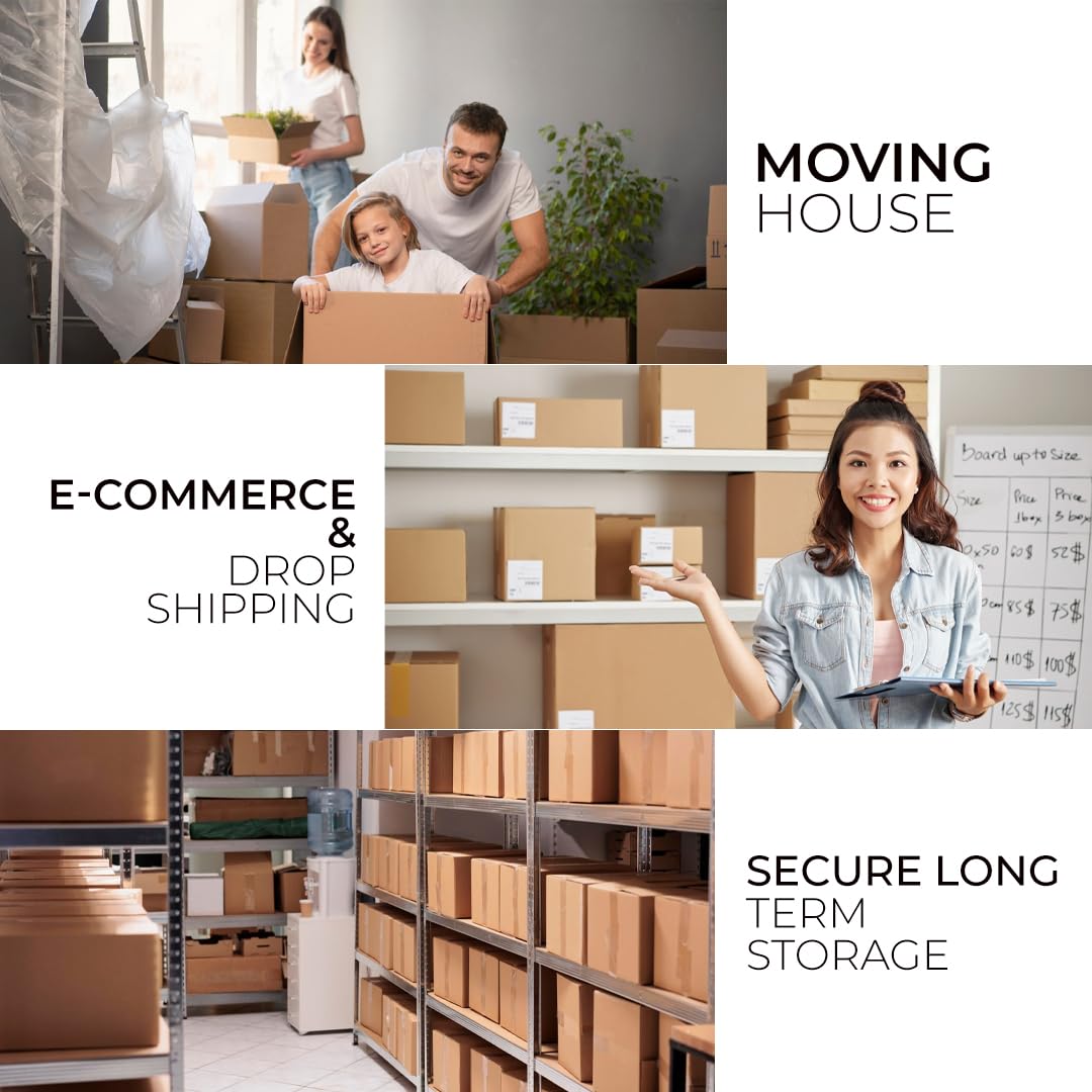 Stick Well Clear Parcel Tape, 48mm X 66m, Strong Heavy Duty & Low Noise Packing Tape for Packing Boxes, Moving Boxes, and Secure Packaging