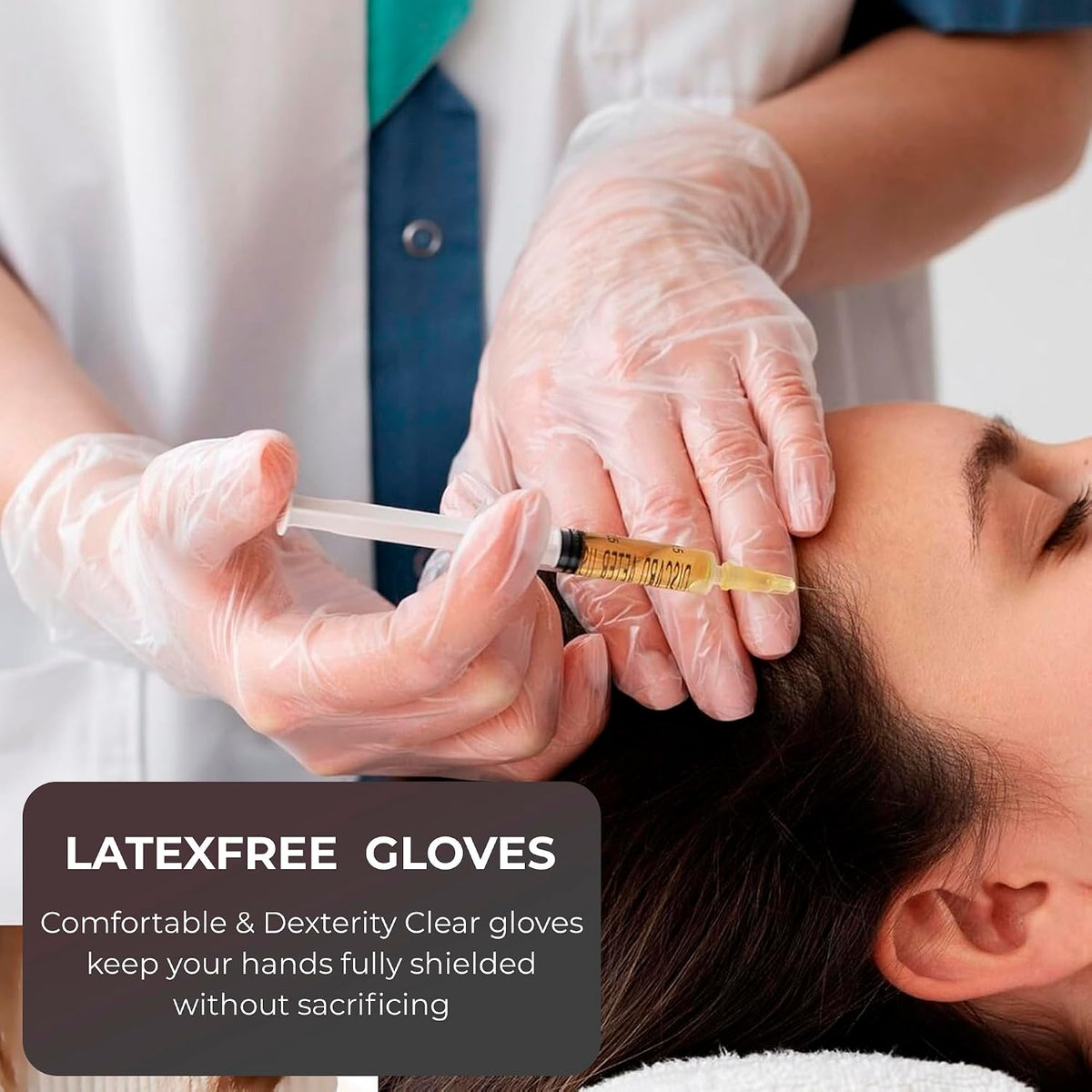 PurGlove Vinyl Multi-Purpose Clear Gloves, Powder Free, Disposable